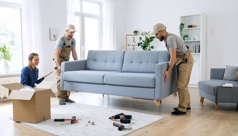 On livre et on installe